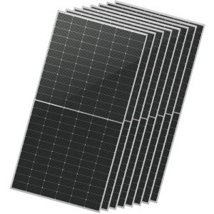 SUNGOLDPOWER 8pcs 560W Bifacial PERC Solar Panels Monocrystalline, High Efficiency Solar Panel for Charging Station,Rooftop, Household, Marine, RV, On/Off Grid Solar System (8pcs 560W Bifacial Panel)
