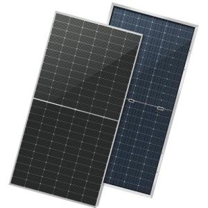 SUNGOLDPOWER 2pcs 560W Bifacial PERC Solar Panels Monocrystalline, High Efficiency Solar Panel for Charging Station,Rooftop, Household, Marine, RV, On/Off Grid Solar System (2pcs 560W Bifacial Panel)