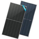 SUNGOLDPOWER 2pcs 560W Bifacial PERC Solar Panels Monocrystalline, High Efficiency Solar Panel for Charging Station,Rooftop, Household, Marine, RV, On/Off Grid Solar System (2pcs 560W Bifacial Panel)