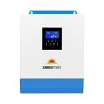 SUNGOLDPOWER 3000W 24V Solar Inverter All in One, 120Vac AC Input,120Vac AC Output Pure Sine Wave, 80A MPPT Solar Charger and 40A AC Battery Charger for Lithium SLD FLD Batteries in Off Grid System