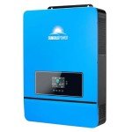 SUNGOLDPOWER 10000W DC 48V UL1741 Solar Inverter,Support Parallel, Built-in 2 MPPT Solar Controllers, Max. 200A Battery Charging, AC Input/Output 120V/240V(settable) Inverter Charger(10000W DC 48V)