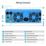 SUNGOLDPOWER 3000W 24V Solar Inverter All in One, 120Vac AC Input,120Vac AC Output Pure Sine Wave, 80A MPPT Solar Charger and 40A AC Battery Charger for Lithium SLD FLD Batteries in Off Grid System