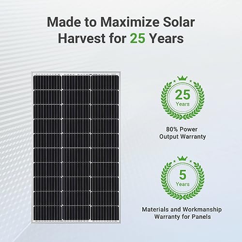 Traver Force 100W Monocrystalline Solar Panel