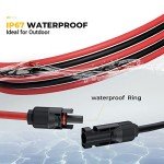 BougeRV 20FT Solar Extension Cable with Connectors