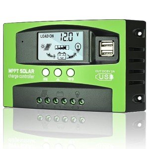 60A MPPT Solar Charge Controller with LCD Display