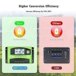 60A MPPT Solar Charge Controller with LCD Display