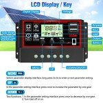 30A Solar Charge Controller with Dual USB Ports