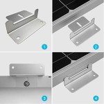 Renogy Lightweight Aluminum Solar Panel Z Brackets