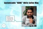 Personalized NAME Script Coffee Mug, Elegant Handwritten Design, Ideal Gift for any Occasion, Customized, (11oz, 15oz)