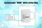 Personalized NAME Script Coffee Mug, Elegant Handwritten Design, Ideal Gift for any Occasion, Customized, (11oz, 15oz)