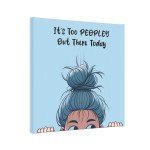 Introvert&#39;s Escape Canvas Print - Humorous Wall Art for Home or Office, 5x7, 8x8
