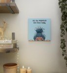 Introvert&#39;s Escape Canvas Print - Humorous Wall Art for Home or Office, 5x7, 8x8