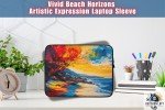 Vivid Horizons Laptop Sleeve | Artistic Expression Computer Case | Art Lover Gift