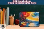 Vivid Horizons Laptop Sleeve | Artistic Expression Computer Case | Art Lover Gift