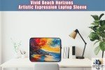 Vivid Horizons Laptop Sleeve | Artistic Expression Computer Case | Art Lover Gift