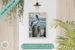 Coastal Guardian - Pelican on Pier Bas Relief Wall Art - Nature Inspired Nautical Tranquil Downloadable and Printable Home and Office Decor
