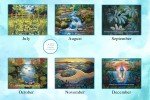 2025 Mindfulness Calendar, Mindful Reflections Calendar, Mindful Moments to Carry with you all Year