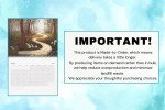 2025 Mindfulness Calendar, Mindful Reflections Calendar, Mindful Moments to Carry with you all Year