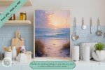 Serene Dawn: Lowcountry Sunrise Over The Ocean - Premium Printable Wall Art - Coastal Beach House Decor for Home, Office or give as a Gift