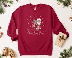 Dear Santa, Please Bring Books Sweatshirt, Christmas Reading Unisex Sweatshirt, Cozy Bookish Gift, Holiday Sweatshirt Librarian Teacher Gift