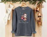 Dear Santa, Please Bring Books Sweatshirt, Christmas Reading Unisex Sweatshirt, Cozy Bookish Gift, Holiday Sweatshirt Librarian Teacher Gift