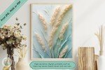 Serene Beach Dunes Sea Oats Printable Wall Art – Coastal Elegance for Home Decor - Makes a Perfect Gift For Nature Lovers & Art Enthusiasts