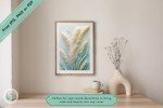 Serene Beach Dunes Sea Oats Printable Wall Art – Coastal Elegance for Home Decor - Makes a Perfect Gift For Nature Lovers & Art Enthusiasts