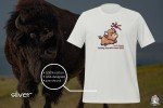 Bison Buffalo South Dakota Tourist Toss Tee