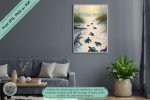 Dawn&#39;s First Journey - Baby Sea Turtles Ocean Inspired Printable Wall Art - Coastal, Inspirational Home and Office Decor or Perfect Gift