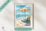 Lowcountry Seaside Serenity – Coastal Beach Scene Printable Wall Art - Tranquil & Calm Digital Print for Home or Office Decor