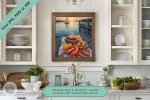 Sundown Feast at the Dock - Coastal Lowcountry Boil Wall Art Print - Perfect Gift for Food Lovers or Southern Living Enthusiasts