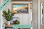 Seaside Serenity Coastal Welcome Sign - Beach House and Nautical Decor Digital Printable Wall Art