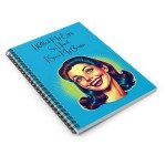 Brain-Gazing Beauty - Vintage-Inspired Ruled Spiral Notebook, 6x8 Inch, Eye-Rolling Humor