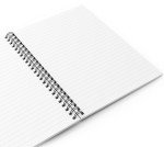 Brain-Gazing Beauty - Vintage-Inspired Ruled Spiral Notebook, 6x8 Inch, Eye-Rolling Humor