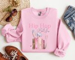 Easter Bunny Sweatshirt Gift For Her, Hip Hop to the Bookshop Cozy Spring Sweater, Booktrovert Gift for Easter, All Booked for Easter Shirt