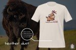 Bison Buffalo South Dakota Tourist Toss Tee