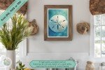 Serene Sands - Exquisite Coastal-Inspired Sand Dollar Printable Wall Art - Ideal for Living Rooms, Offices, or A Thoughtful Gift