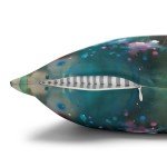 Hummingbird Floral Pillowcase, Colorful Home Decor, Vibrant Throw Pillow, Gift for Nature Lovers, Spring Decor Accents, Square, 4 Sizes