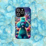 Vibrant Poodle Paradise Phone Case - Tough and Trendy Cover for iPhone and Samsung Galaxy
