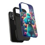 Vibrant Poodle Paradise Phone Case - Tough and Trendy Cover for iPhone and Samsung Galaxy