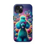 Vibrant Poodle Paradise Phone Case - Tough and Trendy Cover for iPhone and Samsung Galaxy