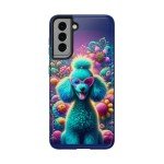 Vibrant Poodle Paradise Phone Case - Tough and Trendy Cover for iPhone and Samsung Galaxy