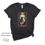 The Soul Companions Cat Lovers Tarot Card Graphic T-shirt - Witchcraft Love Spell Mystical Pagan Divination Shirt - Plus Size S-3X