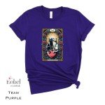 The Soul Companions Cat Lovers Tarot Card Graphic T-shirt - Witchcraft Love Spell Mystical Pagan Divination Shirt - Plus Size S-3X
