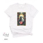 The Soul Companions Cat Lovers Tarot Card Graphic T-shirt - Witchcraft Love Spell Mystical Pagan Divination Shirt - Plus Size S-3X