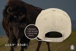 South Dakota Buffalo Bison Embroidered Distressed Dad Hat – Casual and Customizable Headwear for Everyday Style