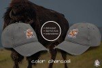 South Dakota Buffalo Bison Embroidered Distressed Dad Hat – Casual and Customizable Headwear for Everyday Style