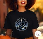 Nut, Egyptian Star Goddess Graphic T-Shirt - Divine Feminine Celestial Night Sky Mother Deity Pagan Shirt -  Mythology - Plus Size S-3X