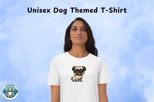 Pup Sunglasses Unisex T-Shirt – Perfect Gift for Dog Lovers, Stylish and Quirky Cotton Tee