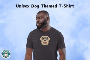 Golden Retriever Tee with Sunglasses – Quirky and Cool Unisex Shirt for Dog Lovers – Great Gift for Golden Retriever Fans!